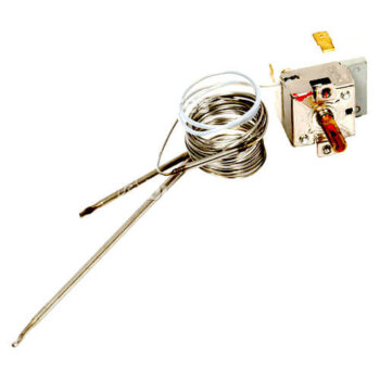 showing a thermostat for an oven